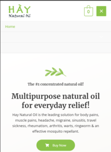 mobile menu text color